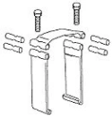 Battery strap set A10,B33,B31,A7 sw/arm