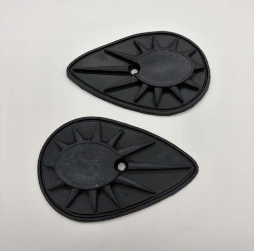 Tank badge backing rubbers BSA pear