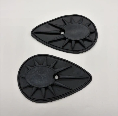 Tank badge backing rubbers BSA pear