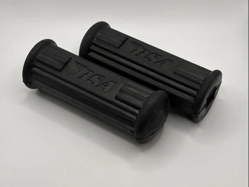 Footrest rubber set BSA (logo)