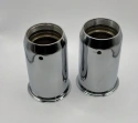 Chrome oil seal holder A65,T120,T150 1968-70