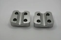 Conical hub fork end caps